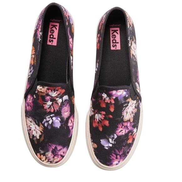 Keds Double Decker Slip-On Floral Sneaker Size 10 New without Tag - Picture 1 of 16